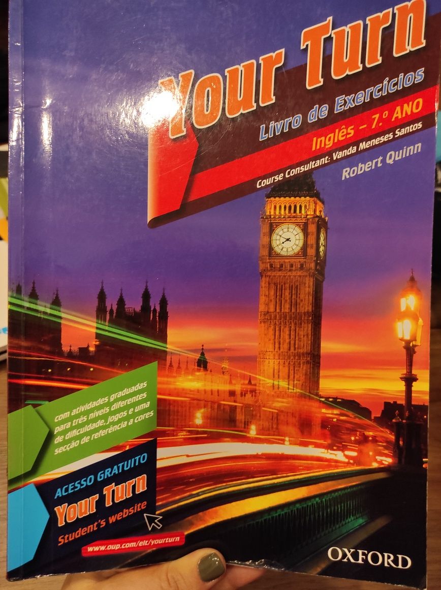 Livro de exercícios de Inglês 7° ano