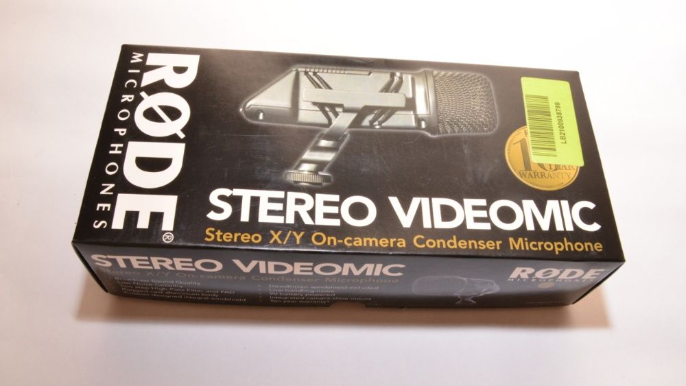 Rode Mikrofon Stereo VideoMic - NOWY