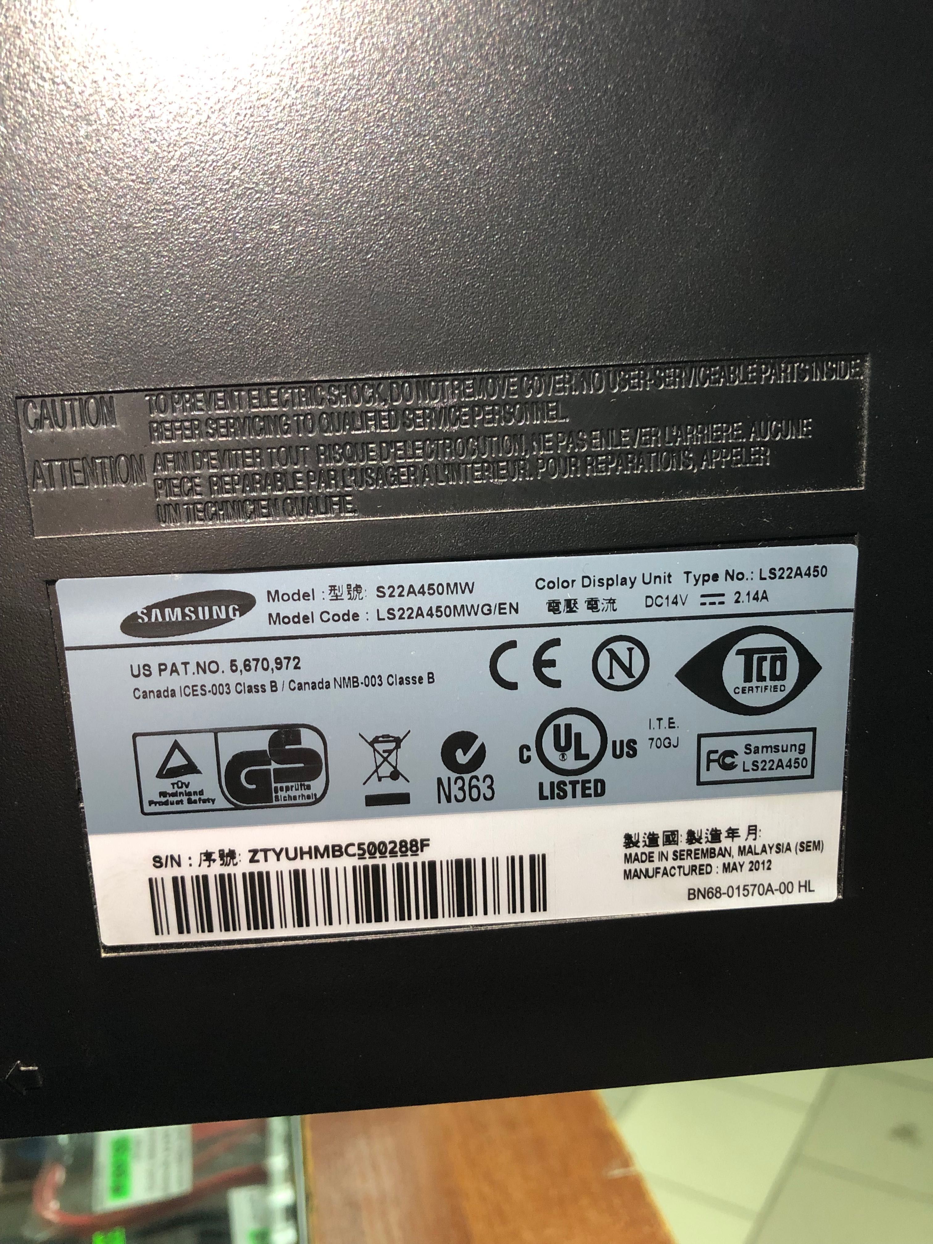 Samsung synkmasterSA450w