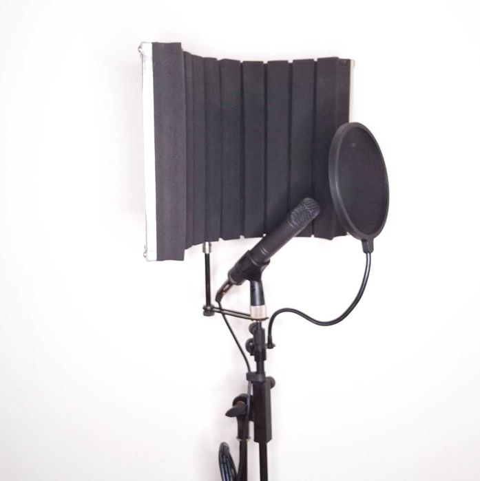 Microfone RODE P48 e Sistema Profissional Marantz de captação Estúdio