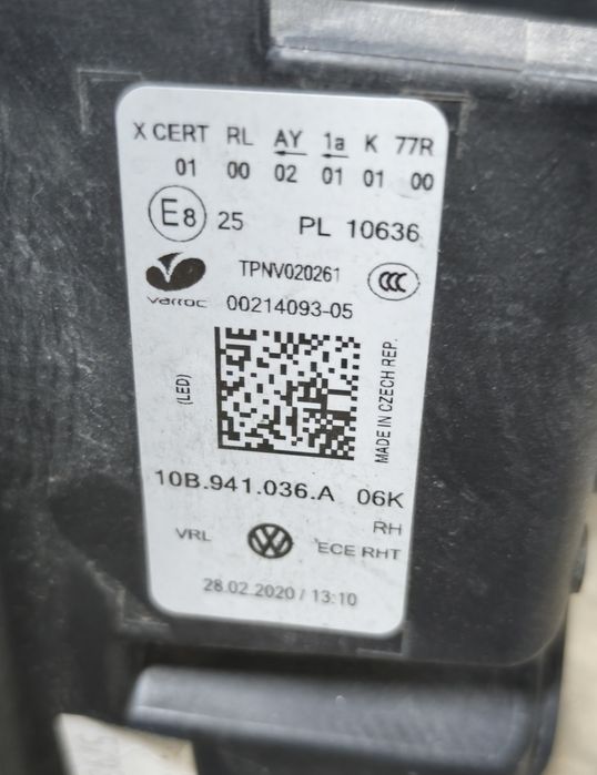 Faróis Volkswagen ID3