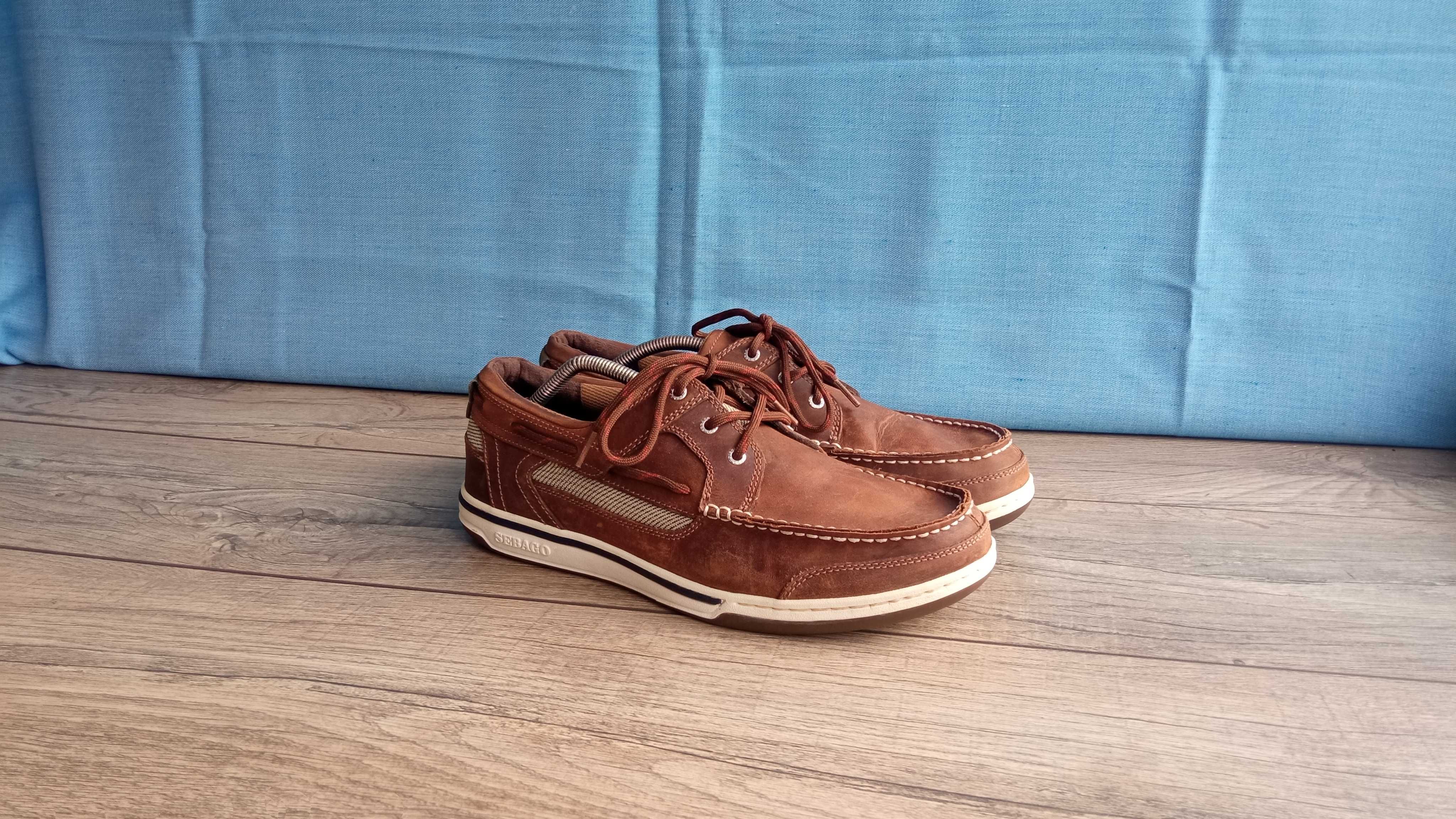 Шкіряні Топсайдери Sebago Triton р. 45 - 46 напівчеревики sperry