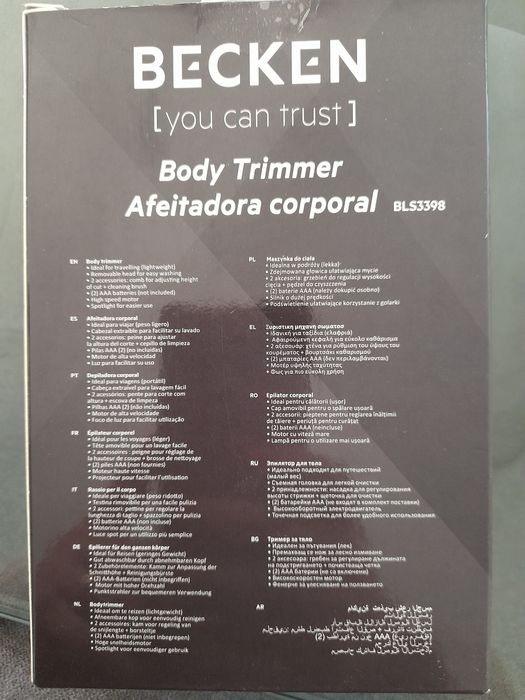 Maquina depilação (Corte multi-zonas)