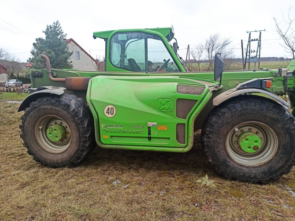 Ładowarka teleskopowa merlo p55.9 panoramic jak JCB 560-80 szufla pale