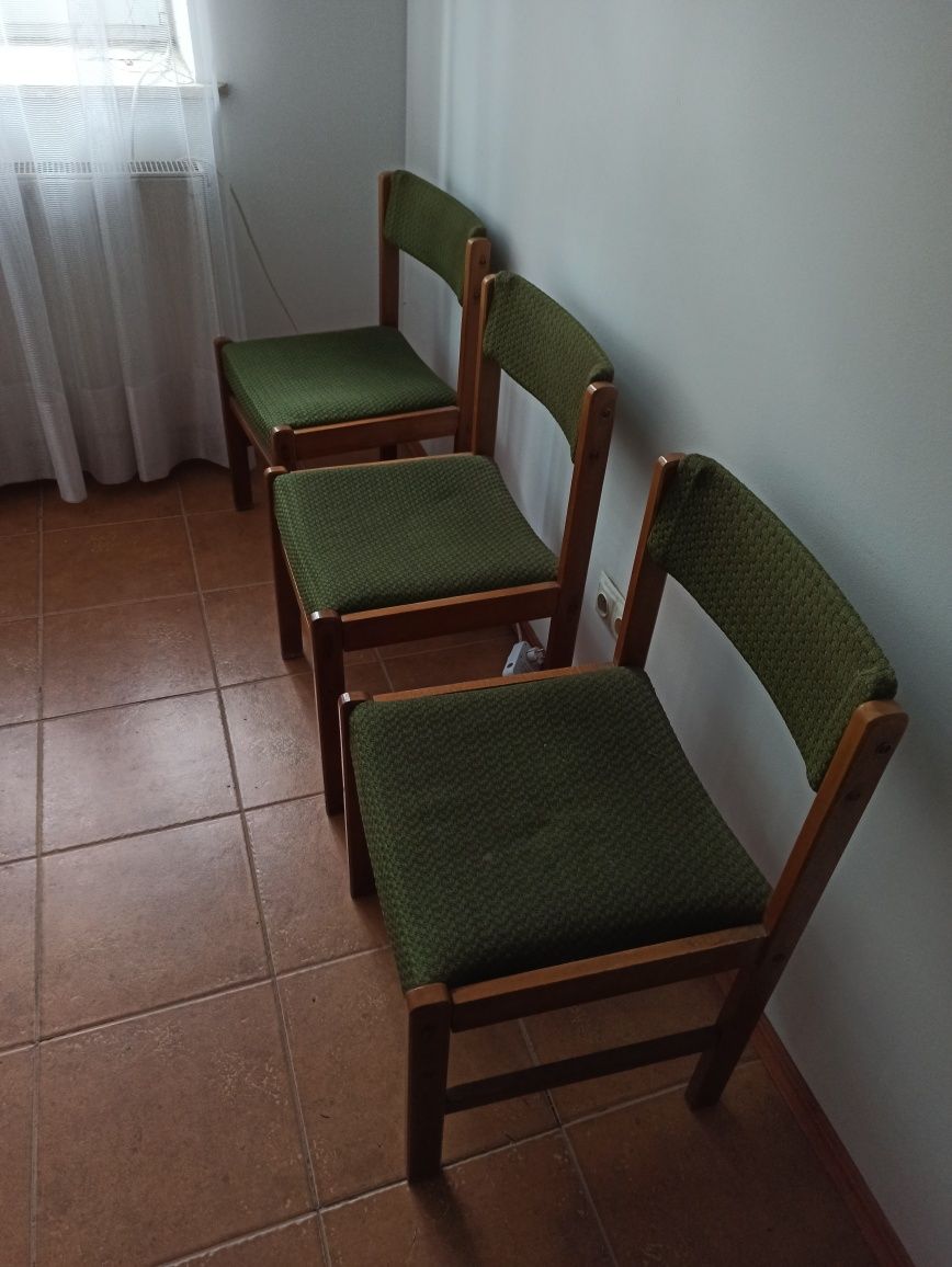 Cztery Krzesła PRL (cena za komplet) Zamojskie Fabryki Mebli