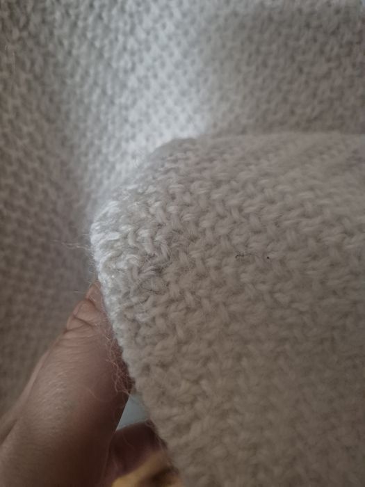 Marks&Spencer kremowy sweter kardigan z alpaką r. 40-44