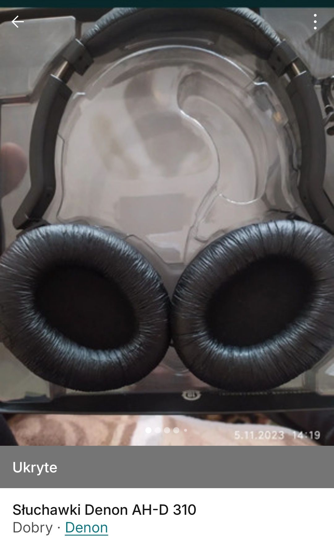 Słuchawki przewodowe Denon AH-D 310