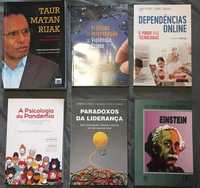 Livros Osho, Augusto Cury, Deepak Chopra, Einstein…(nunca lidos!)