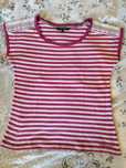 Bluzka w paski folk/vintage Maine rozmiar 12