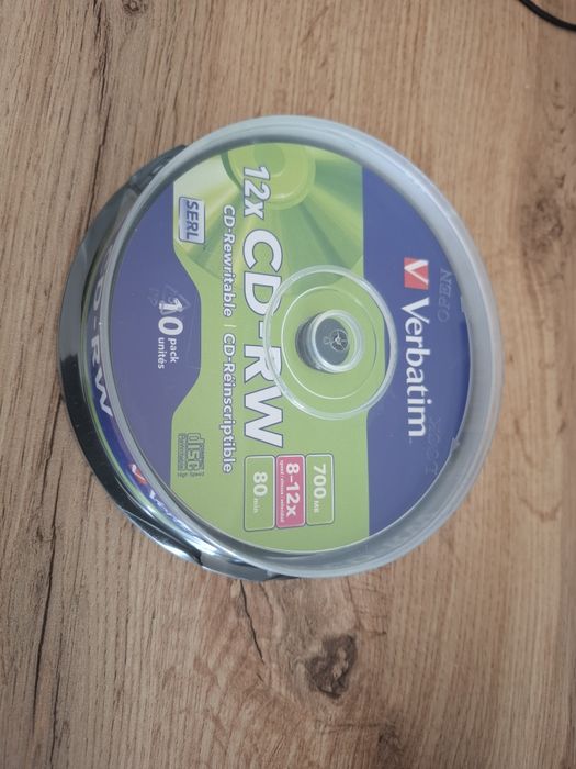 Płyty cd-rw vernatim nowe w folii