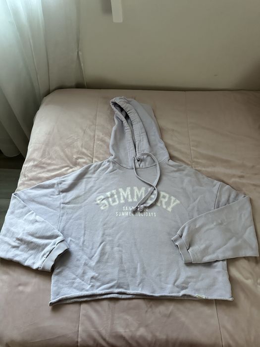 Sweat roxa com carapuço Pull&Bear