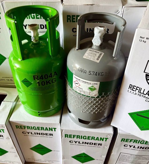 Czynnik chlodniczy r134a, r404a, r410, r407, r32, r507 r1234yf freon