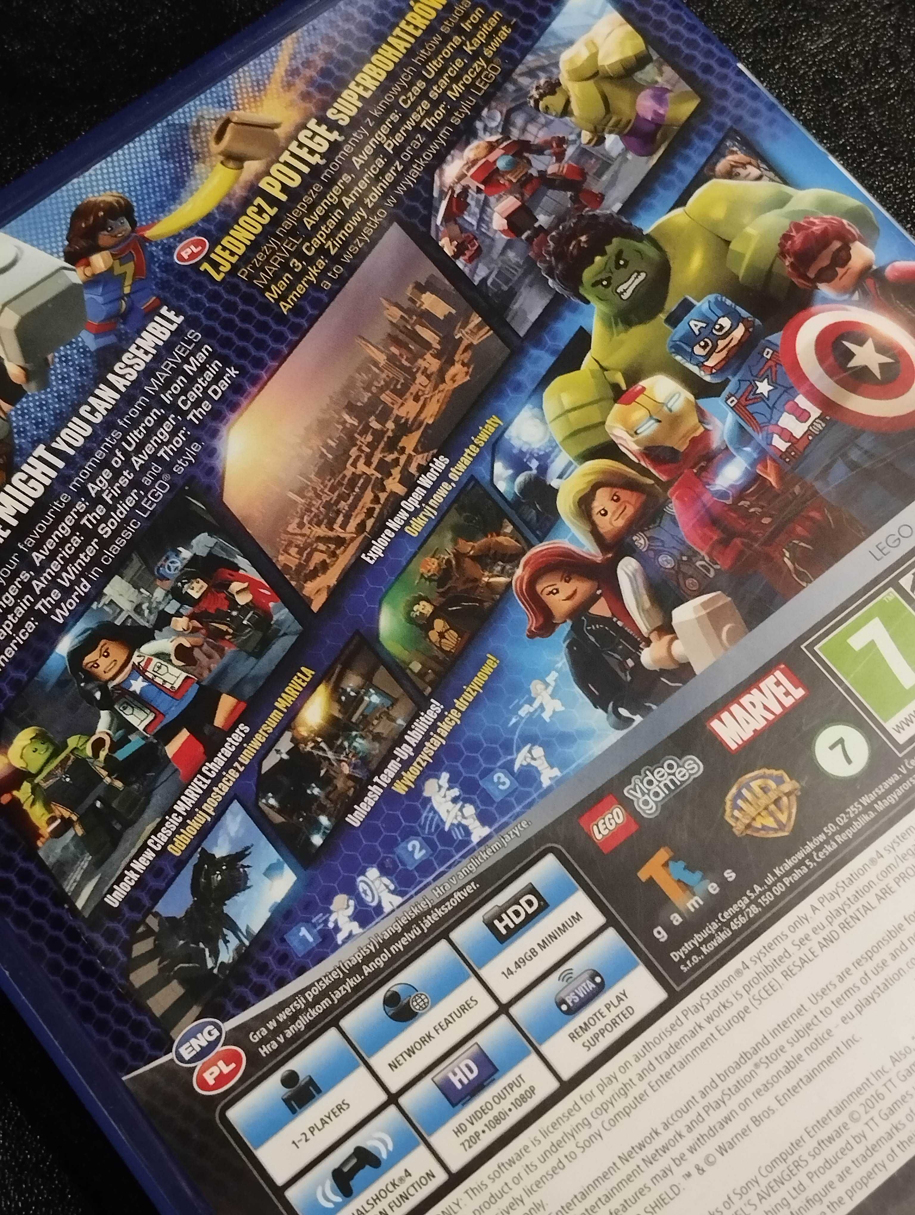 LEGO Marvel Avengers - PS4 PS5 - j.polski, duzy wybór gier PlayStation