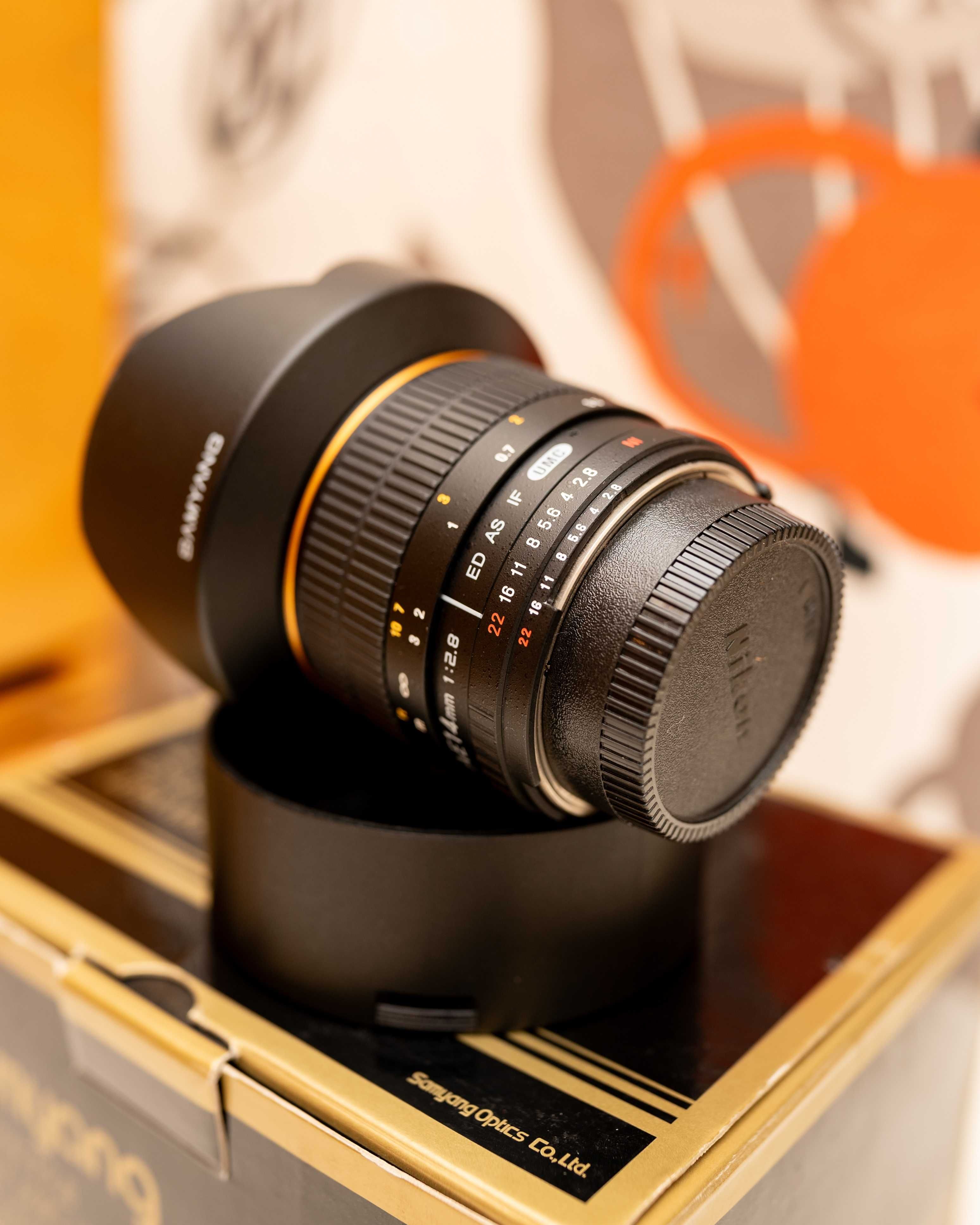Obiektyw Samyang 14mm f2.8- mocowanie Nikon F