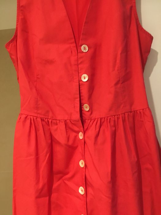 Vestido vermelho mango