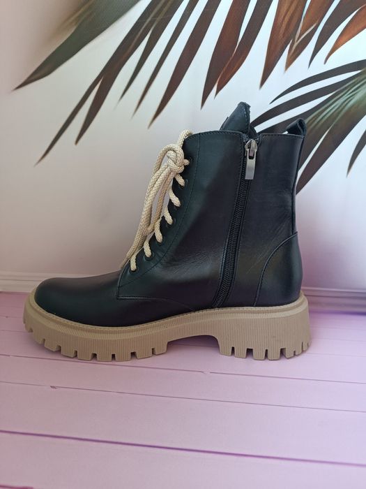 Жіночі шкіряні зимові черевики розміри з 36 по 41