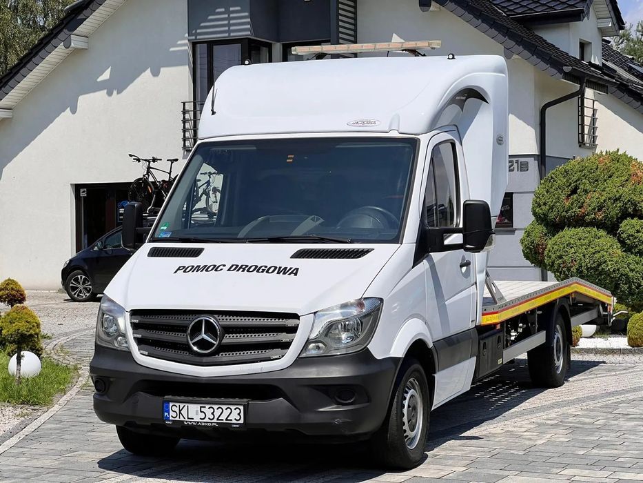 Mercedes-Benz Sprinter  Mercedes Sprinter Samochód Specjalny Pomoc Drogowa