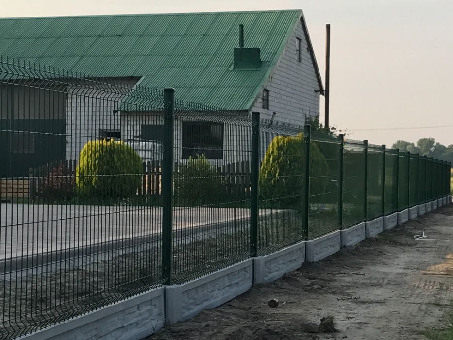 Ogrodzenia panelowe z podmurówka +montaż PROMOCJA 80 zł mb Ocynk+kolor