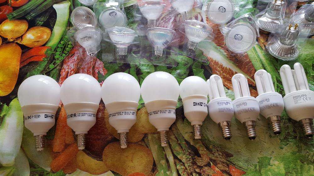 Kit lâmpadas de diversos tipos - Tudo a funcionar