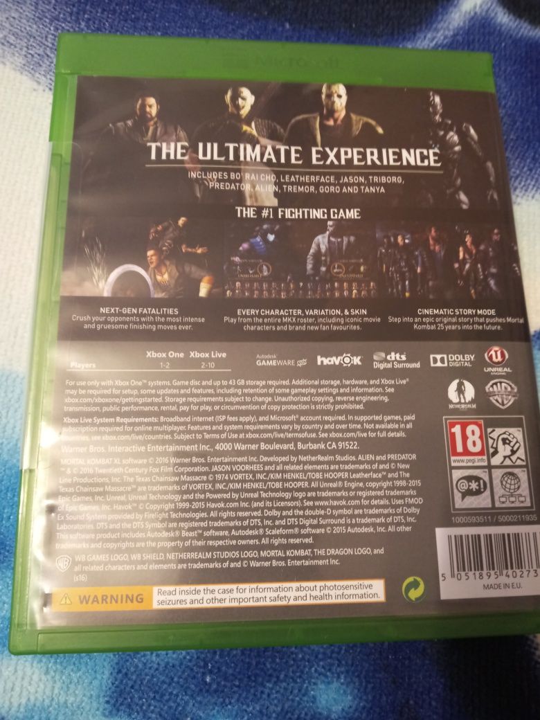 Mortal kombat XL gra Xbox One