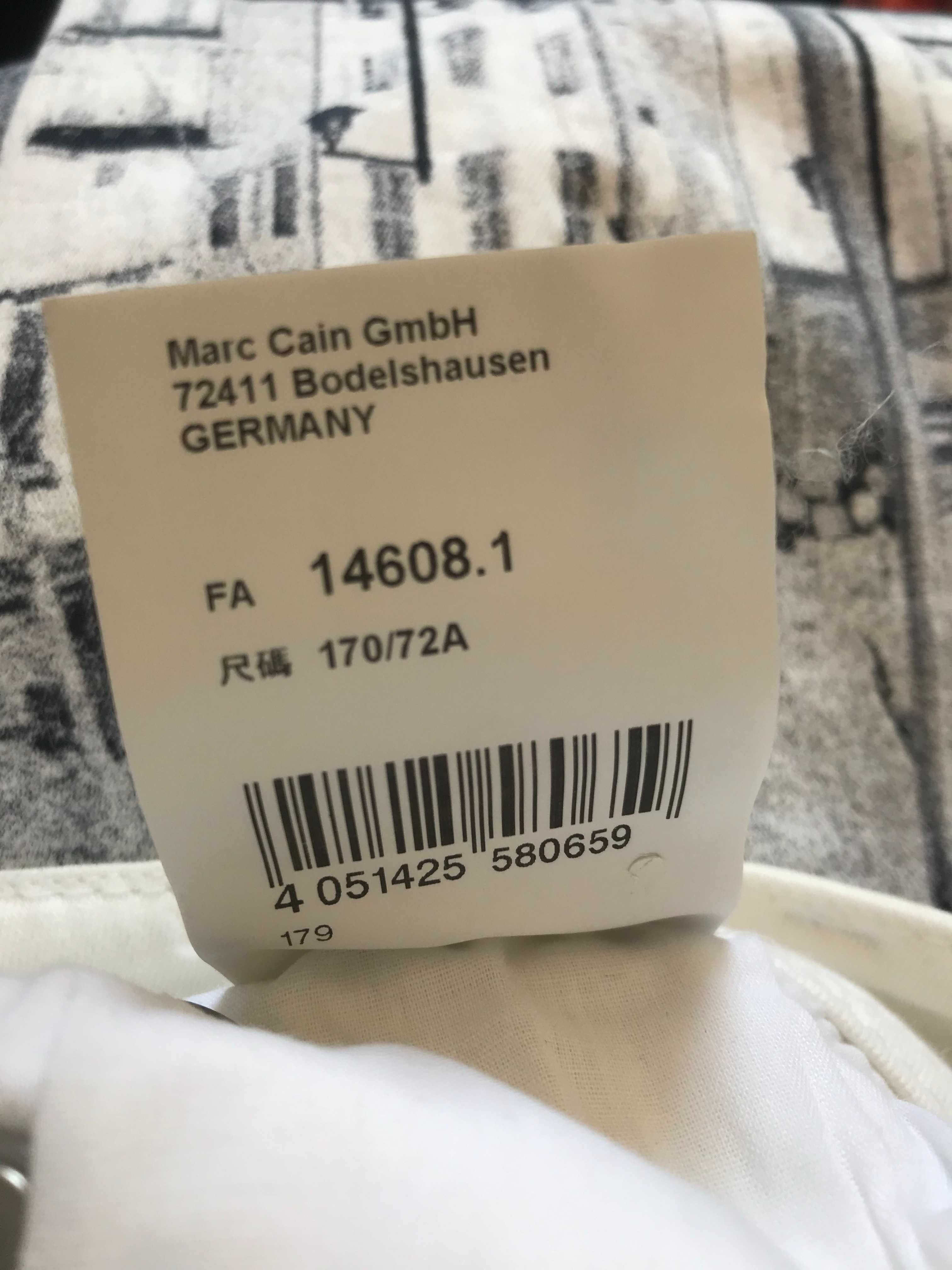 Marc Cain Oryginalne jeansy z marynistycznym nadrukiem