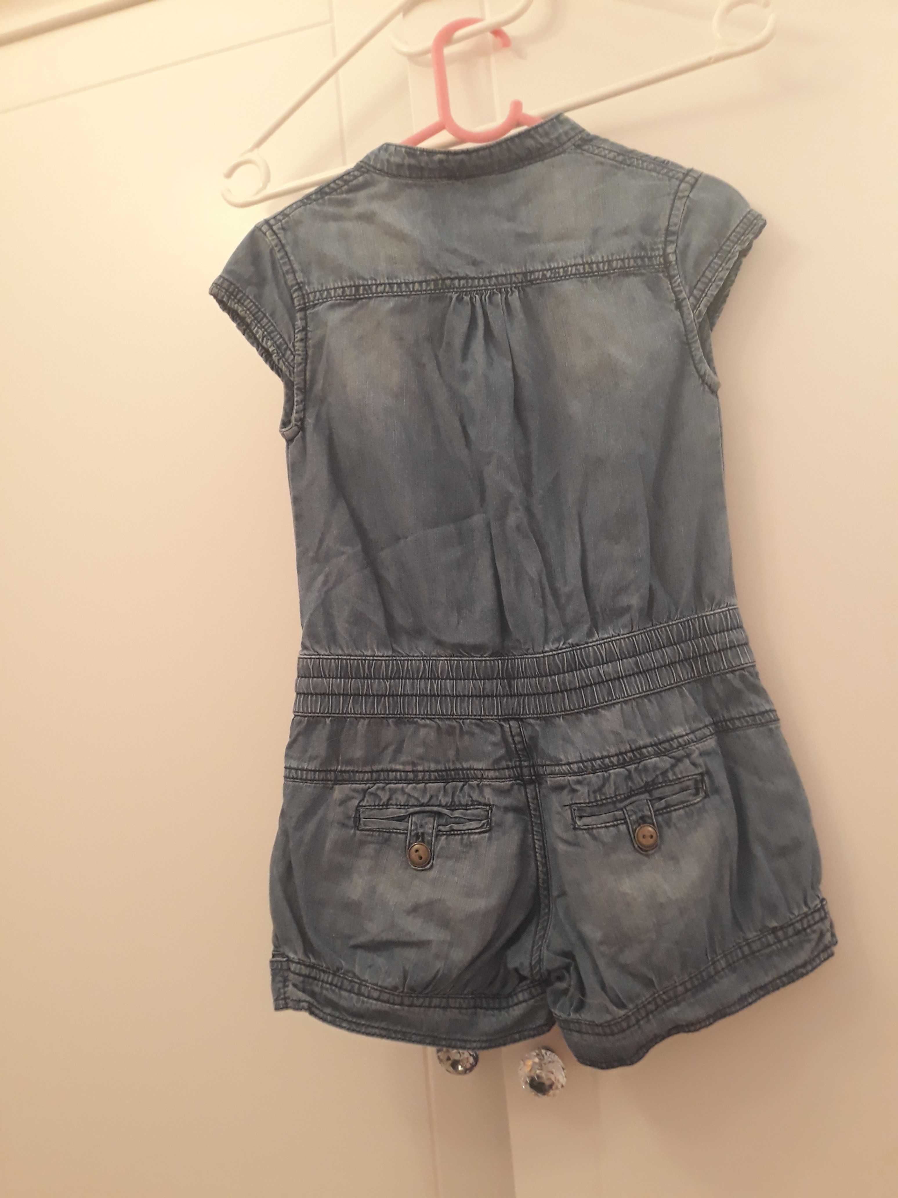 Jeans kombinezon Zara Kids dla dziewczynki r. 118