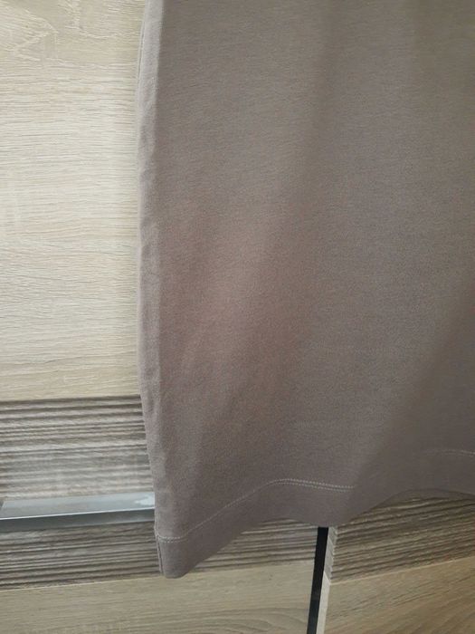 Modna bawełniana ołówkowa spódnica mini Mokka Mouse casual basic