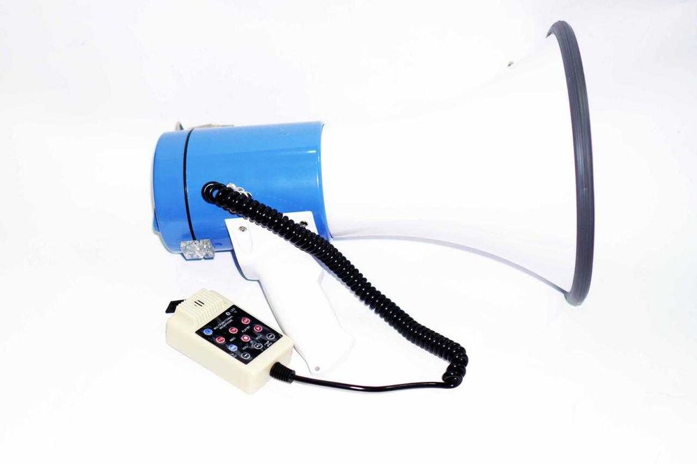 Гучномовець 50 Вт. з функцією запису, громкоговоритель, мегафон, рупор