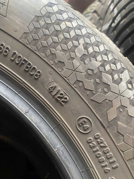 205/60R16 Continental Dwie używane opony zimowe
