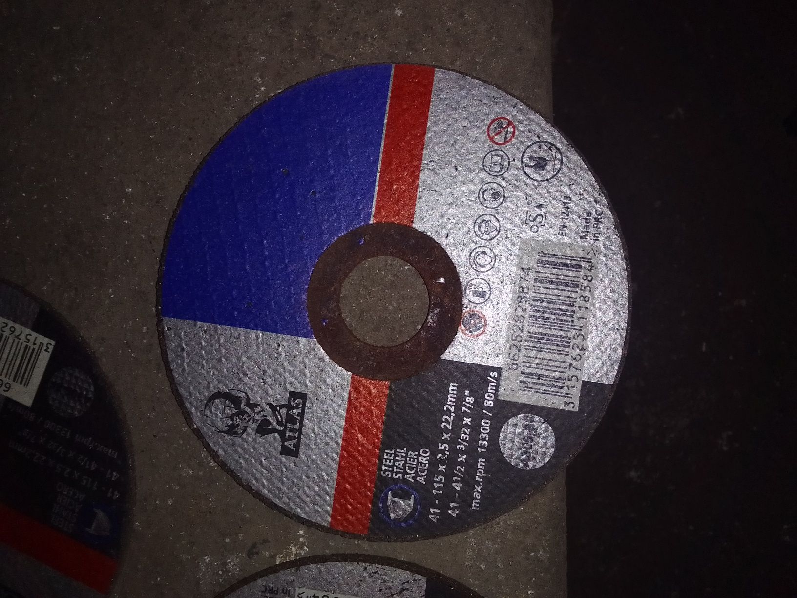 Tarcze do cięcia metalu Atlas 3szt nowe tanio okazyjnie sprzedam
