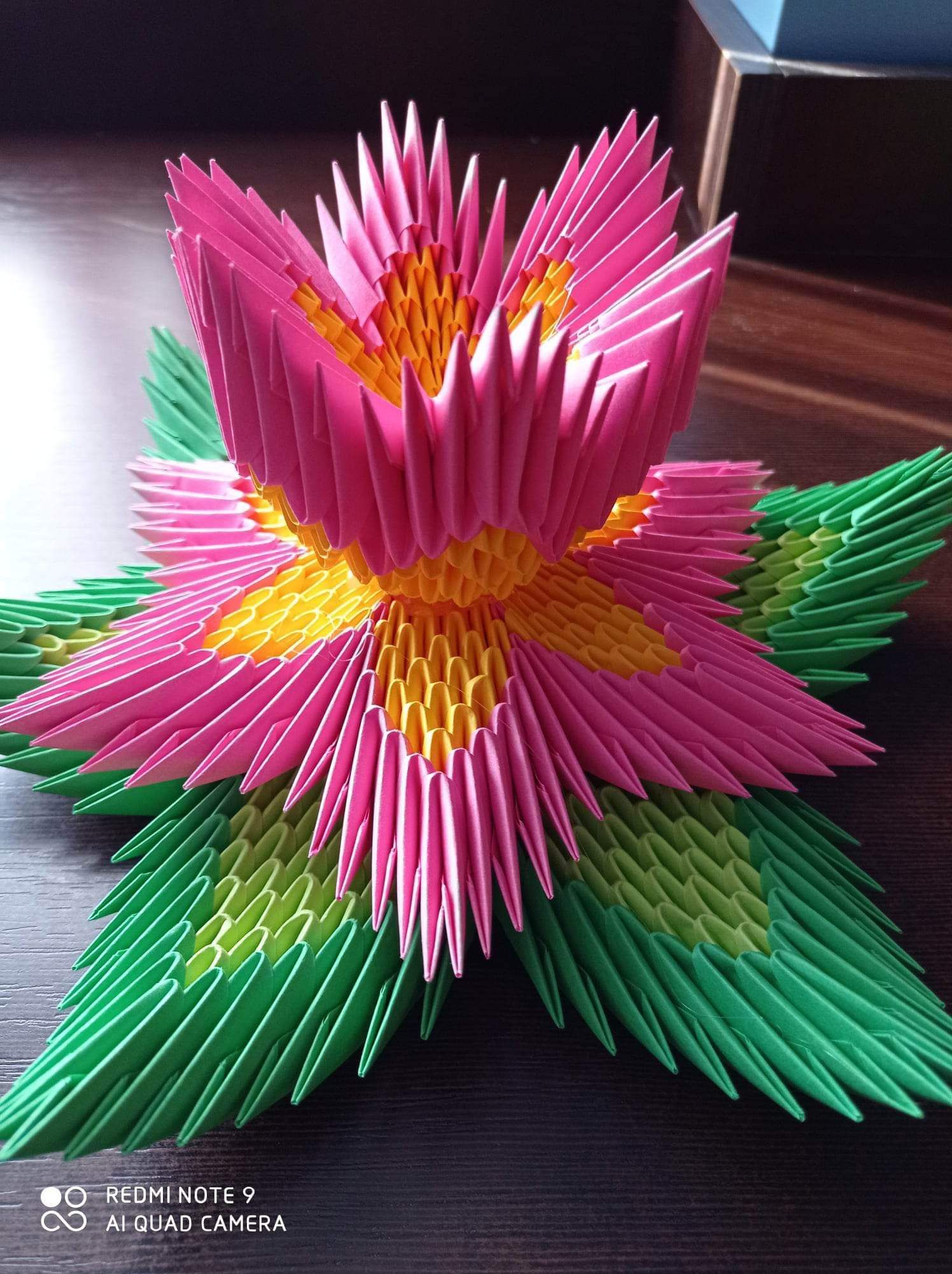 Lilie wodne z origami