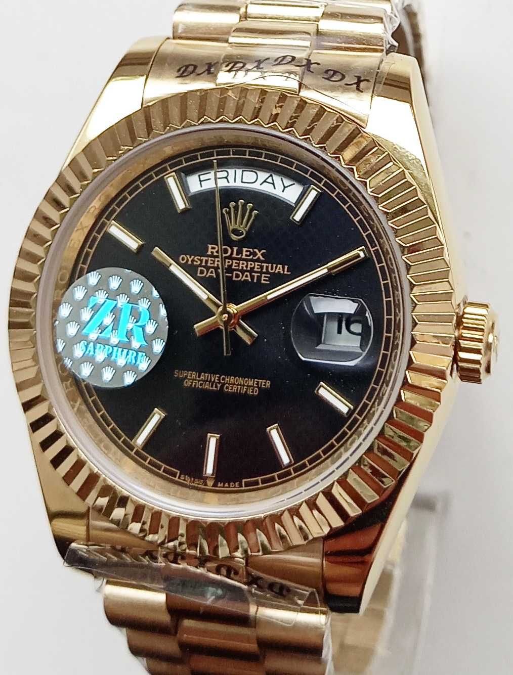 Часы Rolex *day-date*gold-black* класс ААА