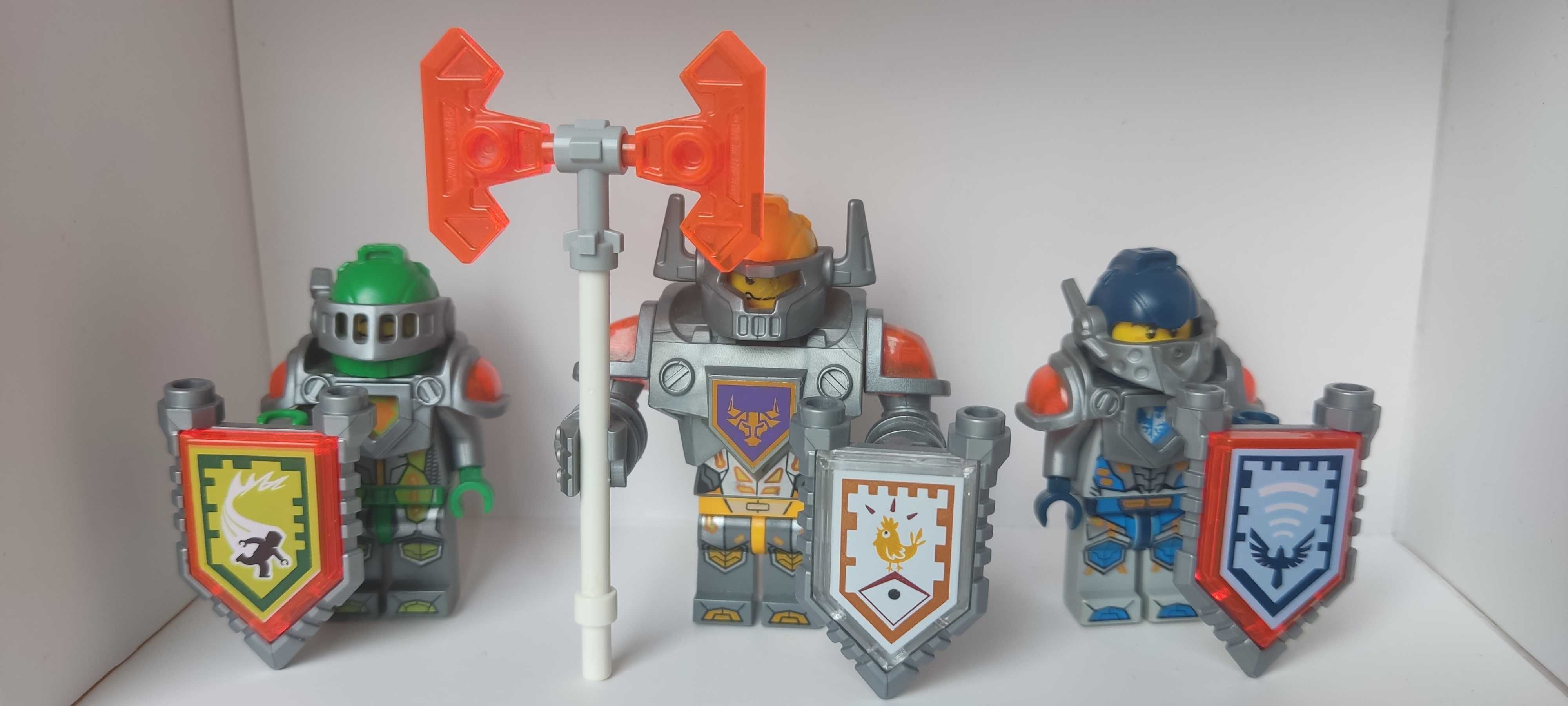 LEGO NEXO KNIGHTS Aaron, Axl, tarcze
