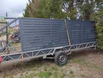 Brama przesuwna 5m +furtka 1m