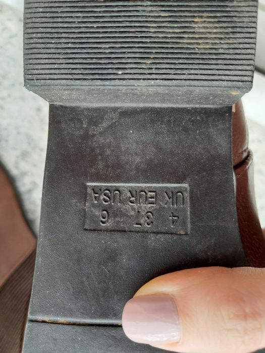 Brązowe sztyblety Primark 37