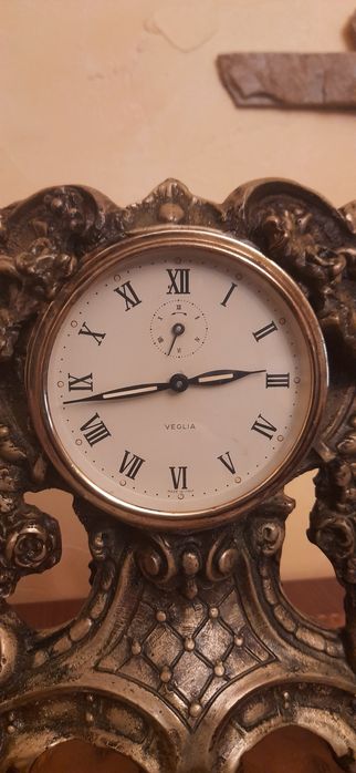 Часы каминные с будильником!