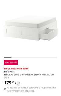 Cama Brimnes IKEA NOVA