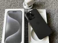 iPhone 15 Pro 256GB SPACE GREY BLACK Czarny Bat99% Gwarancja +SZKŁO