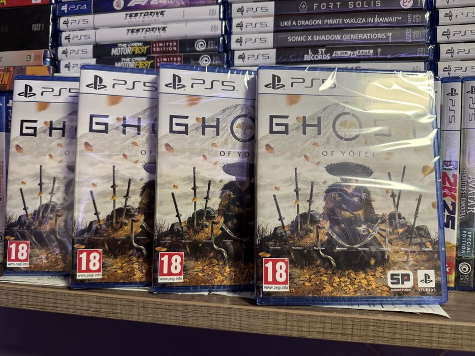Нові офіційні диски Ghost of Yotei (PS5) (рос дубляж)