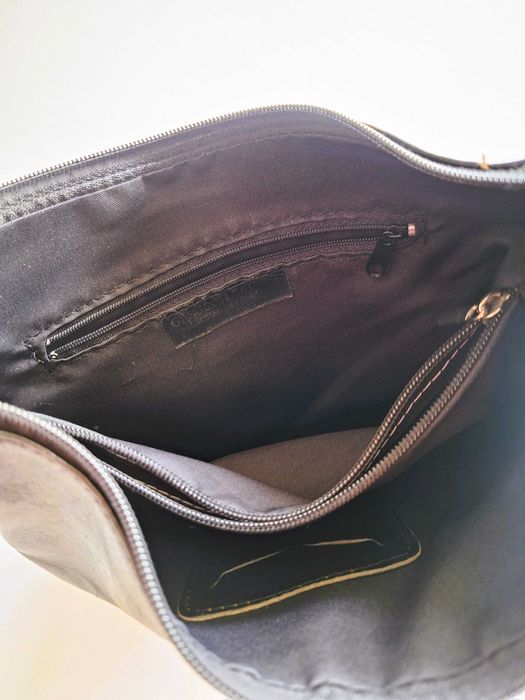Skórzana włoska torebka bucket Vera Pelle