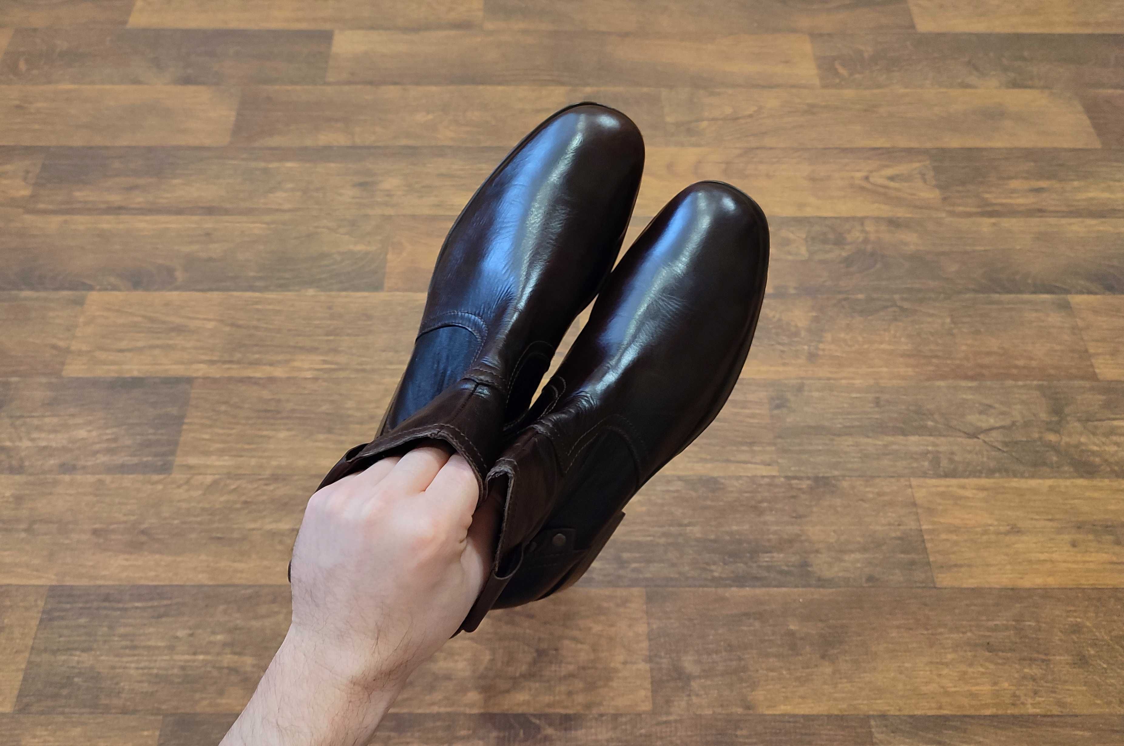 Next мужские сапоги с натуральной кожи ботинки размер 42