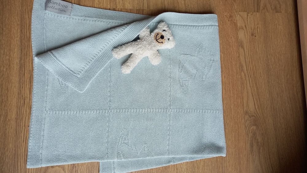 Kocyk niebieski dla chłopca