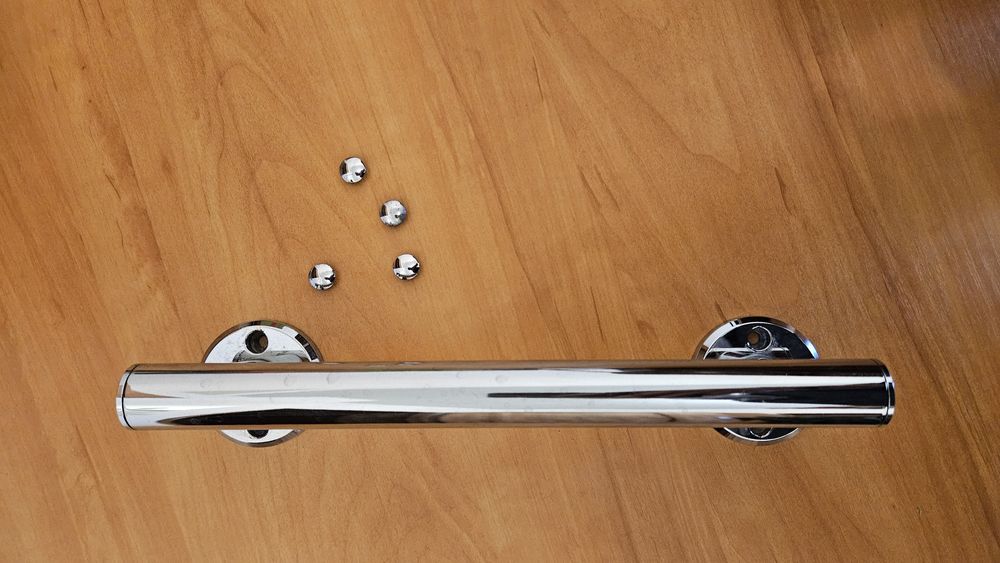 Uchwyt stalowy, poręcz do łazienki