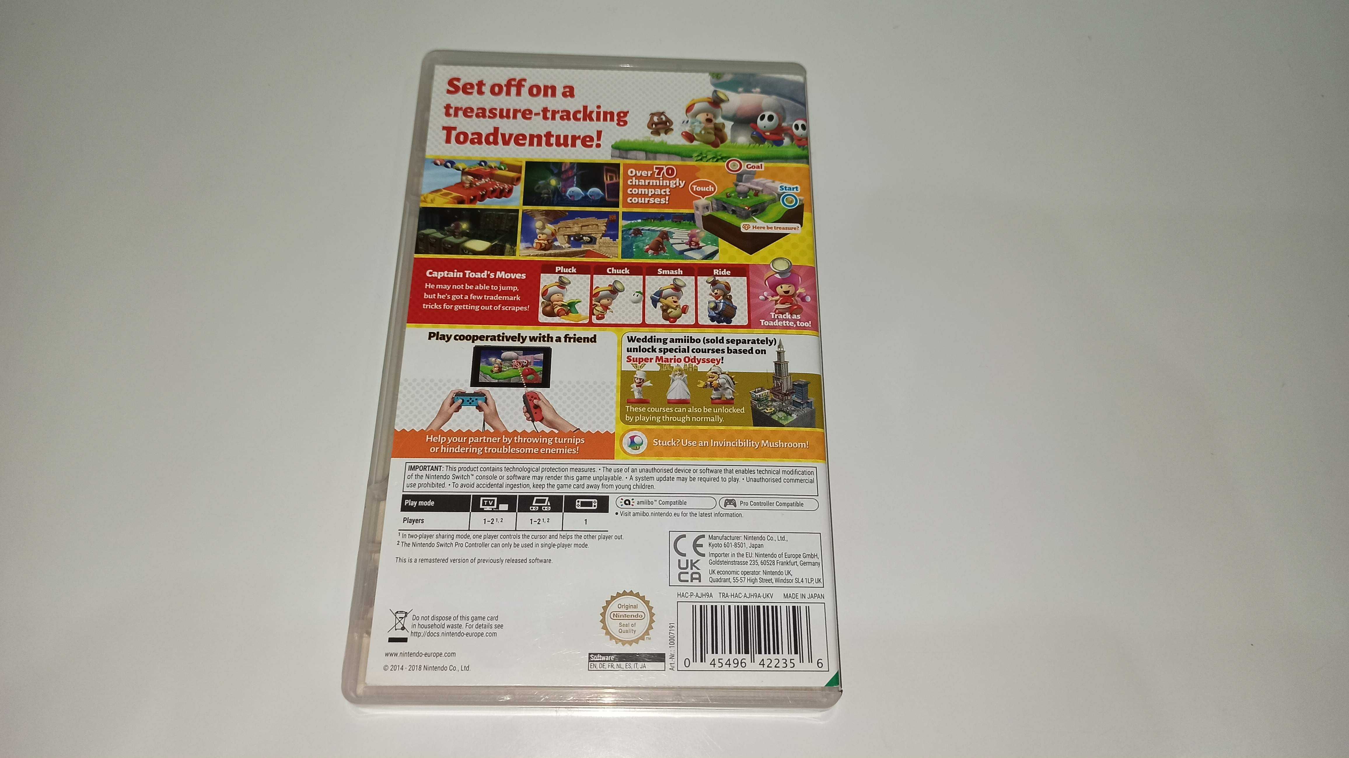 nintendo switch CAPTAIN TOAD TREASURE TRACKER nintendo kardridż