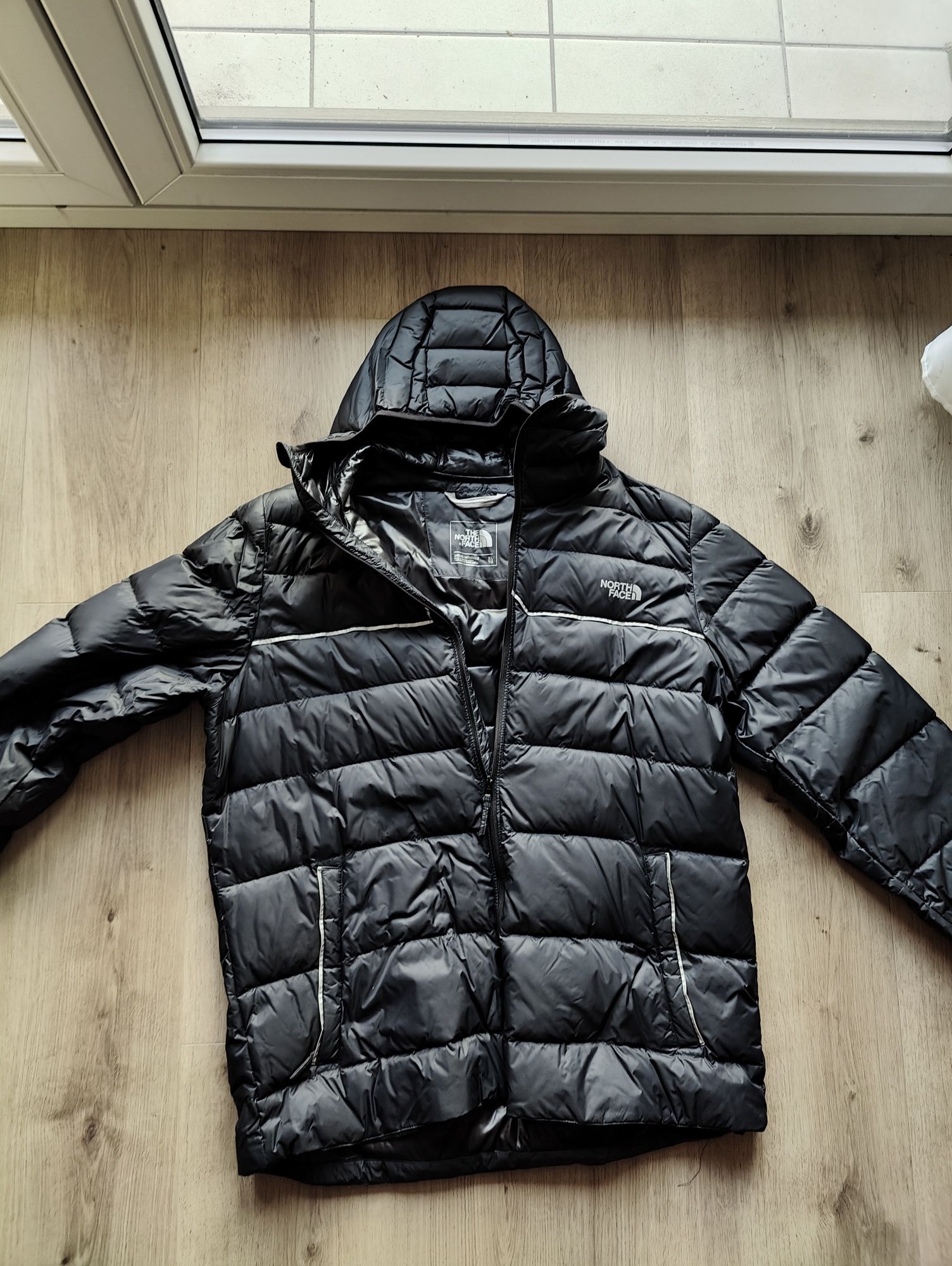 The North Face kurtka zimowa naturalne wypełnienie pierze pióra