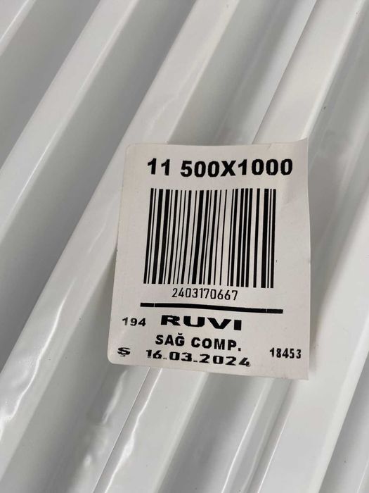 Радіатори опалення Ruvi 500х1000