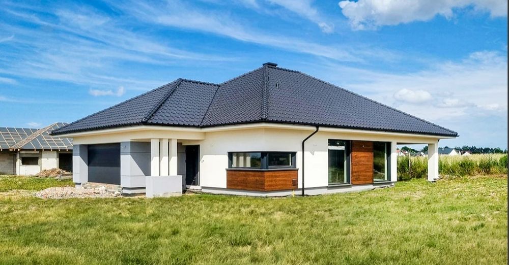 Działka 20arów z wylaną płytą pod budowę, woda, prąd, ładna okolica