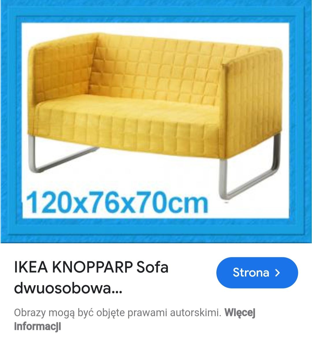 Sofa dwuosobowa IKEA KNOPPARP