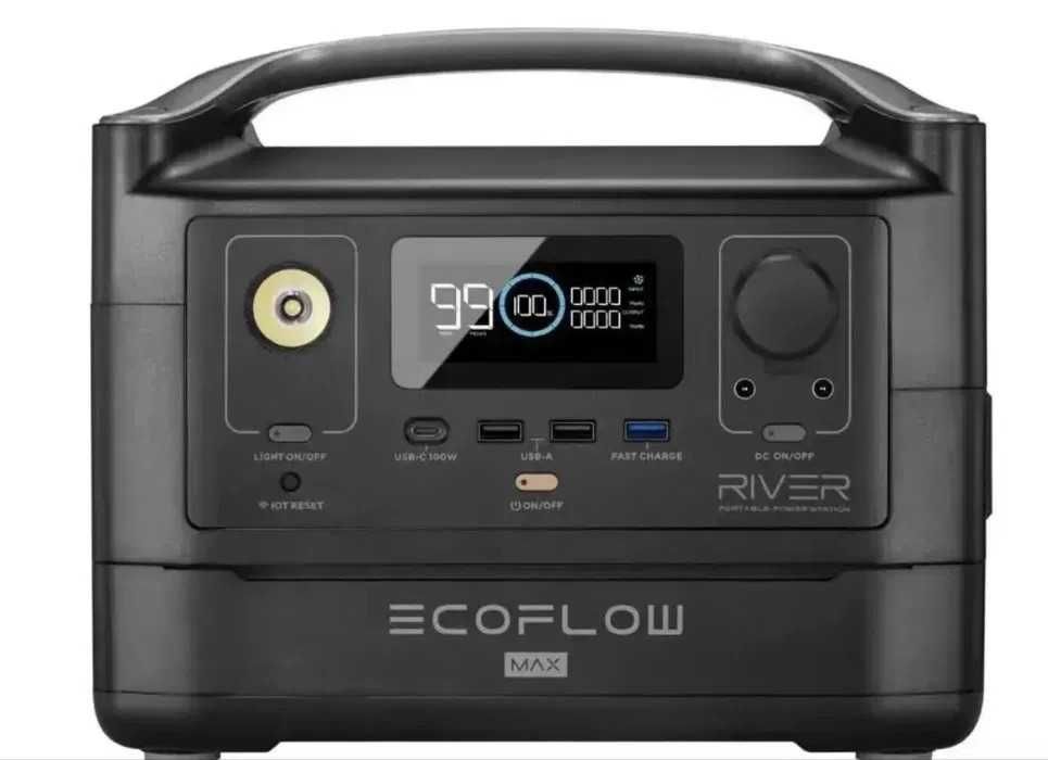 Зарядна станція EcoFlow RIVER Max (ЄВРОПЕЙСЬКА ЗБОРКА 576 Вт-год)