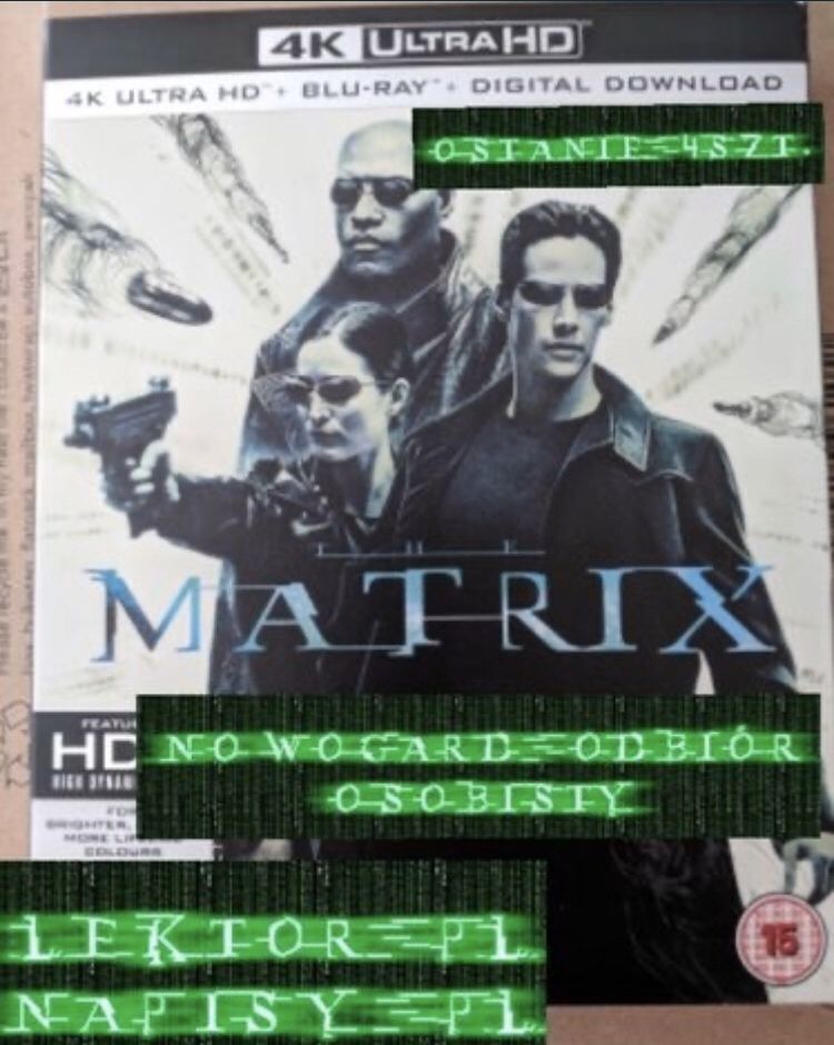 Matrix 4K UHD lektor napisy pl folia